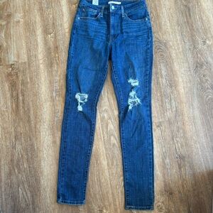 LEVI STRAUSS 721 High Rise Skinny Jeans